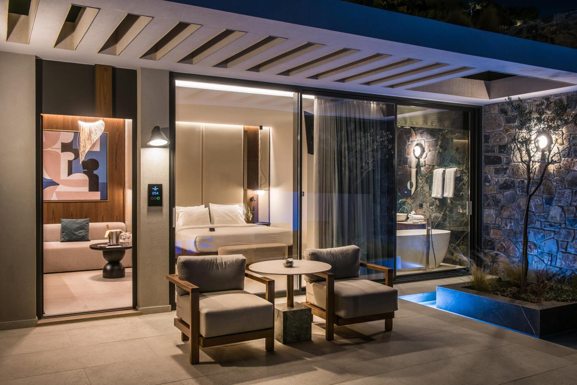 Happy Cretan Suites Agia Pelagia  Ngoại thất bức ảnh